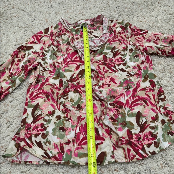 Meara Floral Long Sleeve Blouse KUT from the Kloth Medium - Picture 13 of 16